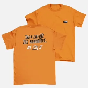 Statement Orange Shirt | Elevated Tee