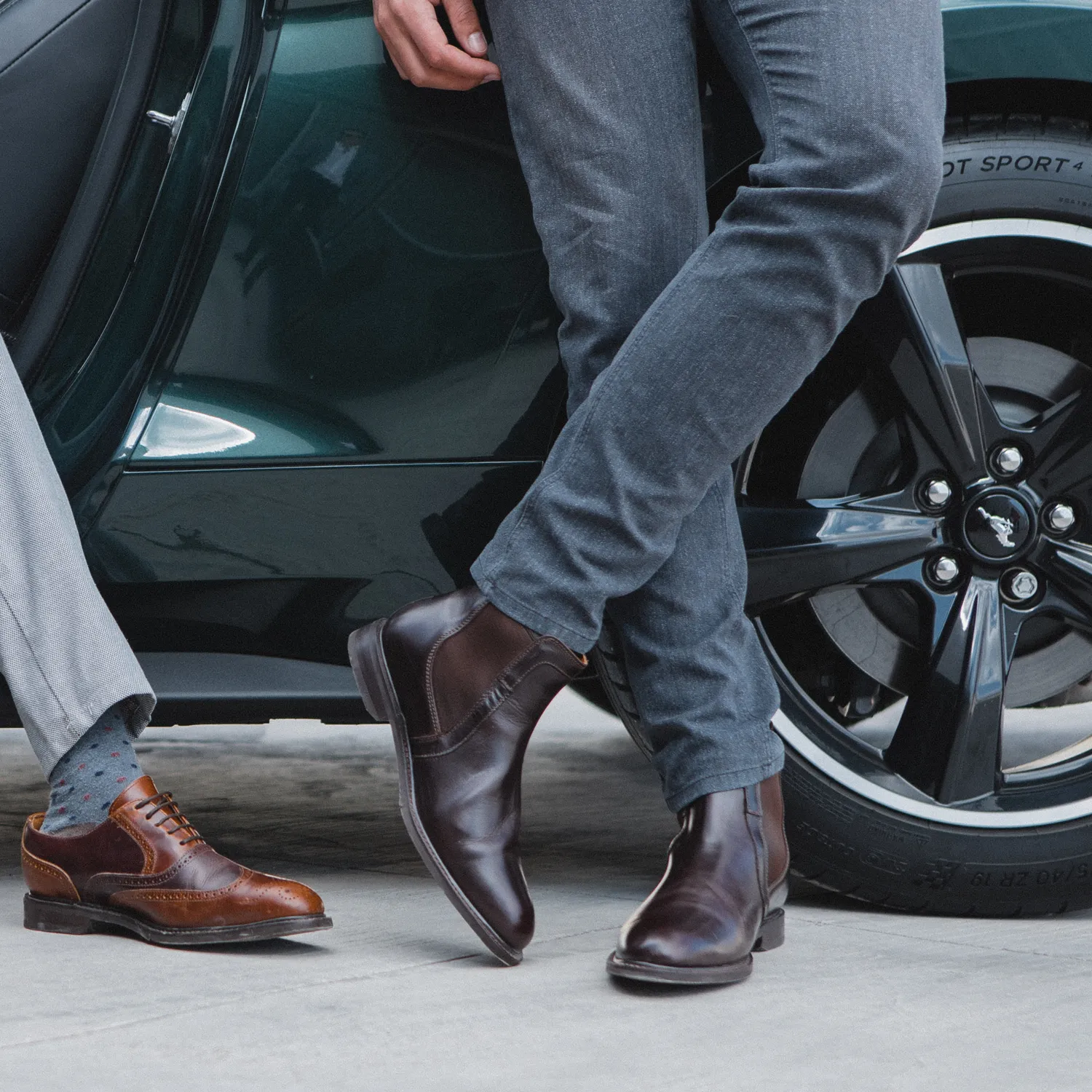 STEEL TOE CHELSEA BOOT WALLACE BROWN