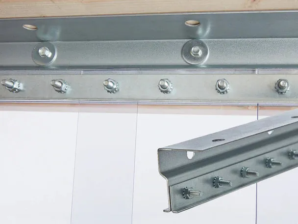 Strip Curtain Door Hanger 6FT  Hardware Steel