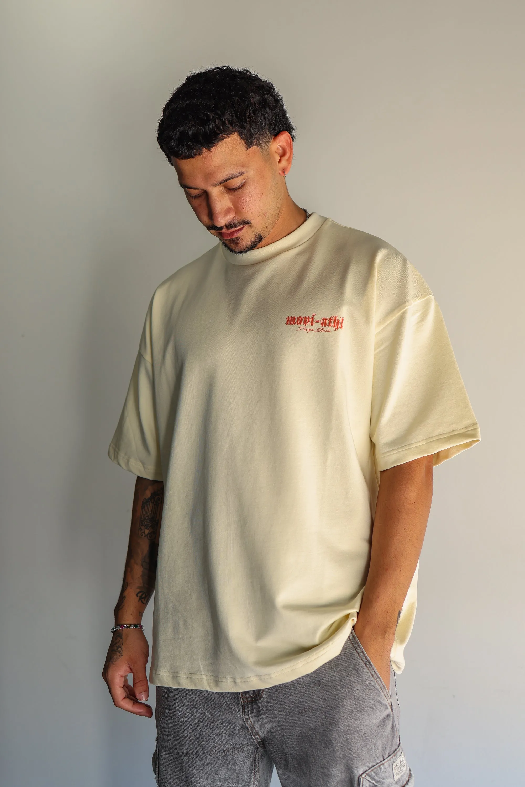 STUDIO T-SHIRT - CREME