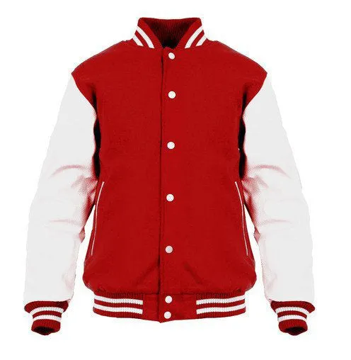 Sugar Skull Gothic Official Varsity Jacket (Red)