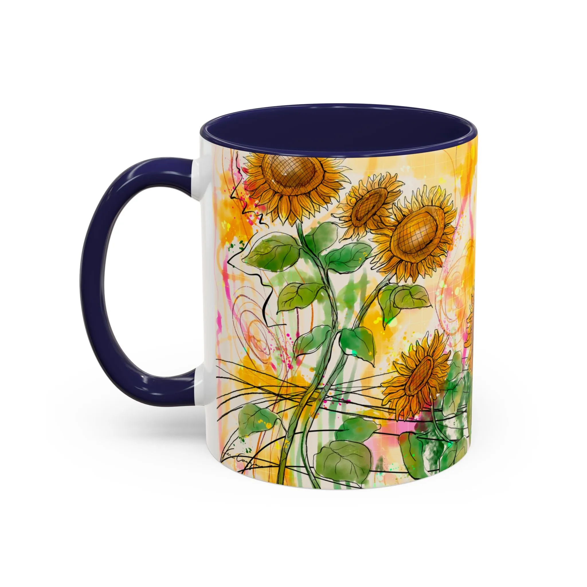 Sunflowers Party Coffee Mug