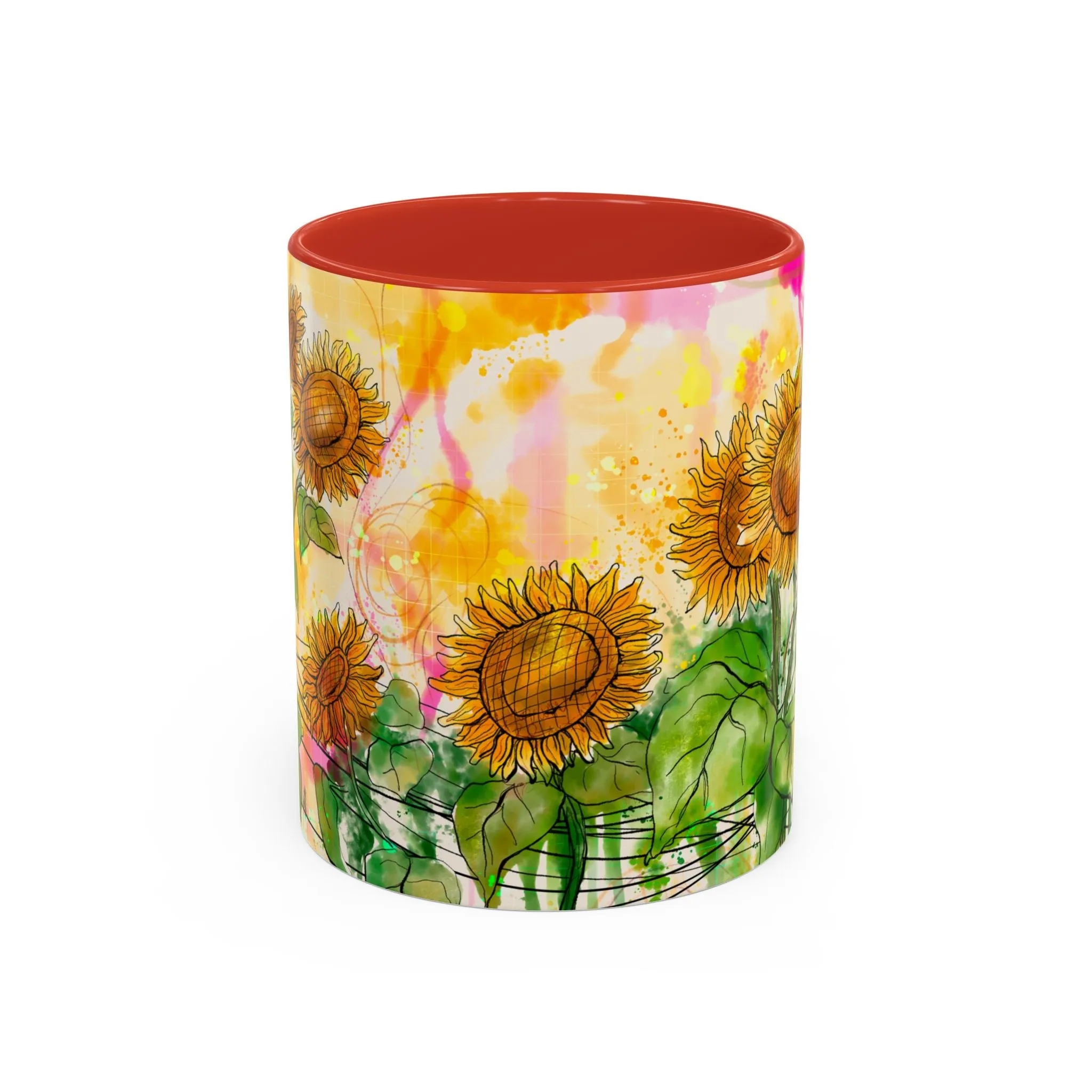 Sunflowers Party Coffee Mug