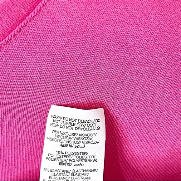 Sweaty Betty Tayberry Pink Drawstring Take It Easy Drop Waist Dress Small NWOT