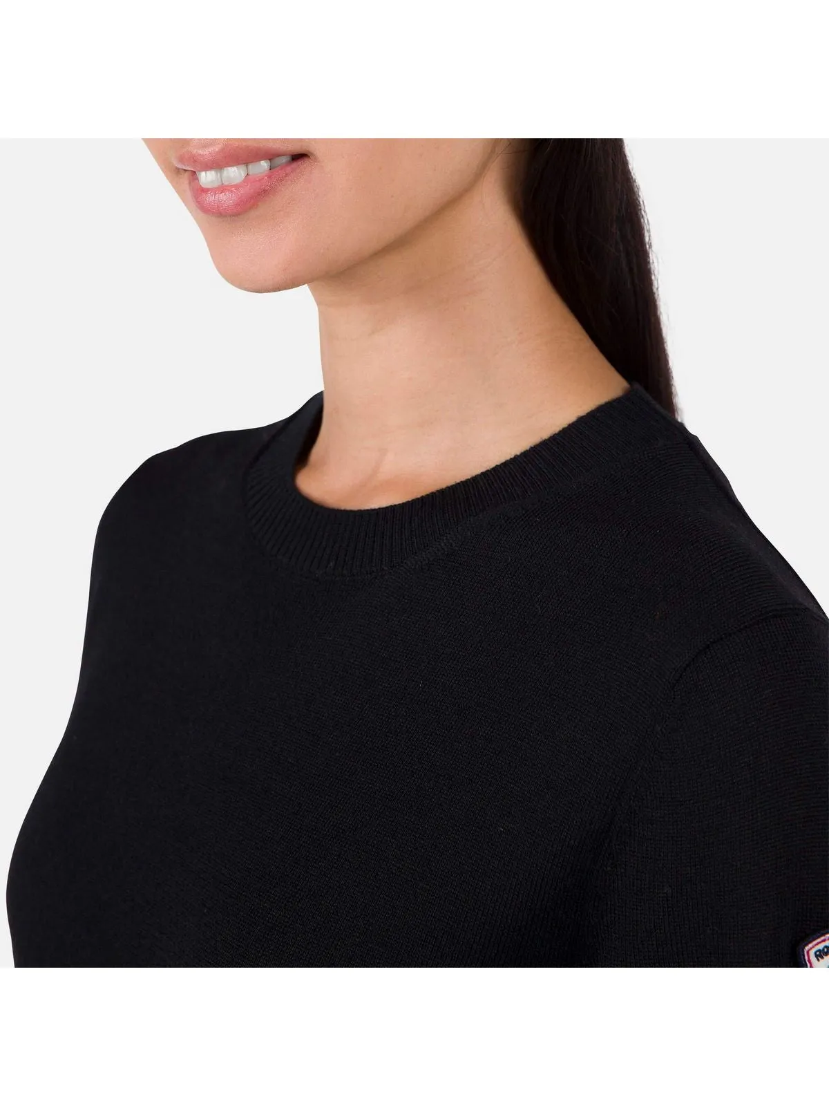 Sweter Rossignol W Corporate Crew Neck czarny
