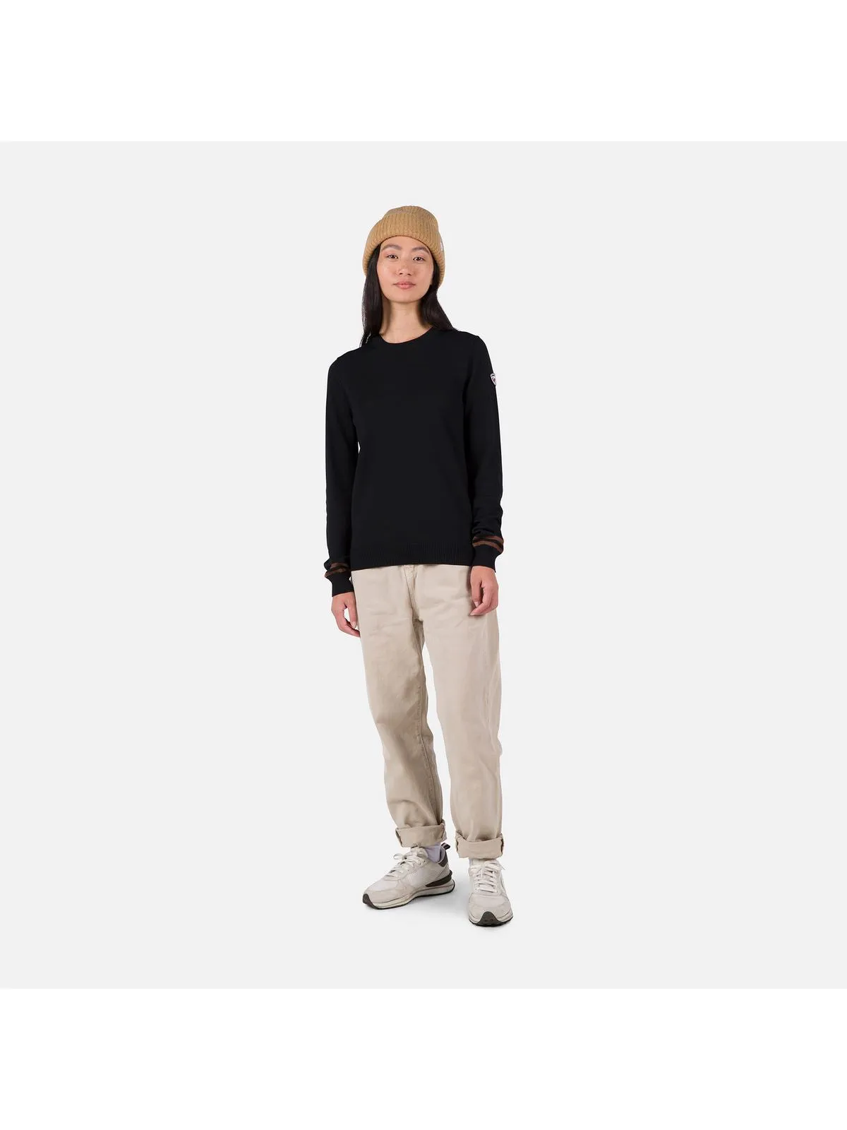 Sweter Rossignol W Corporate Crew Neck czarny