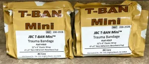 T-Ban Mini Trauma Bandage (3-Pack Exp : 01/2026)