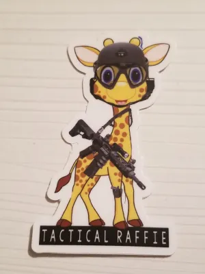 Tactical Raffie Stickers