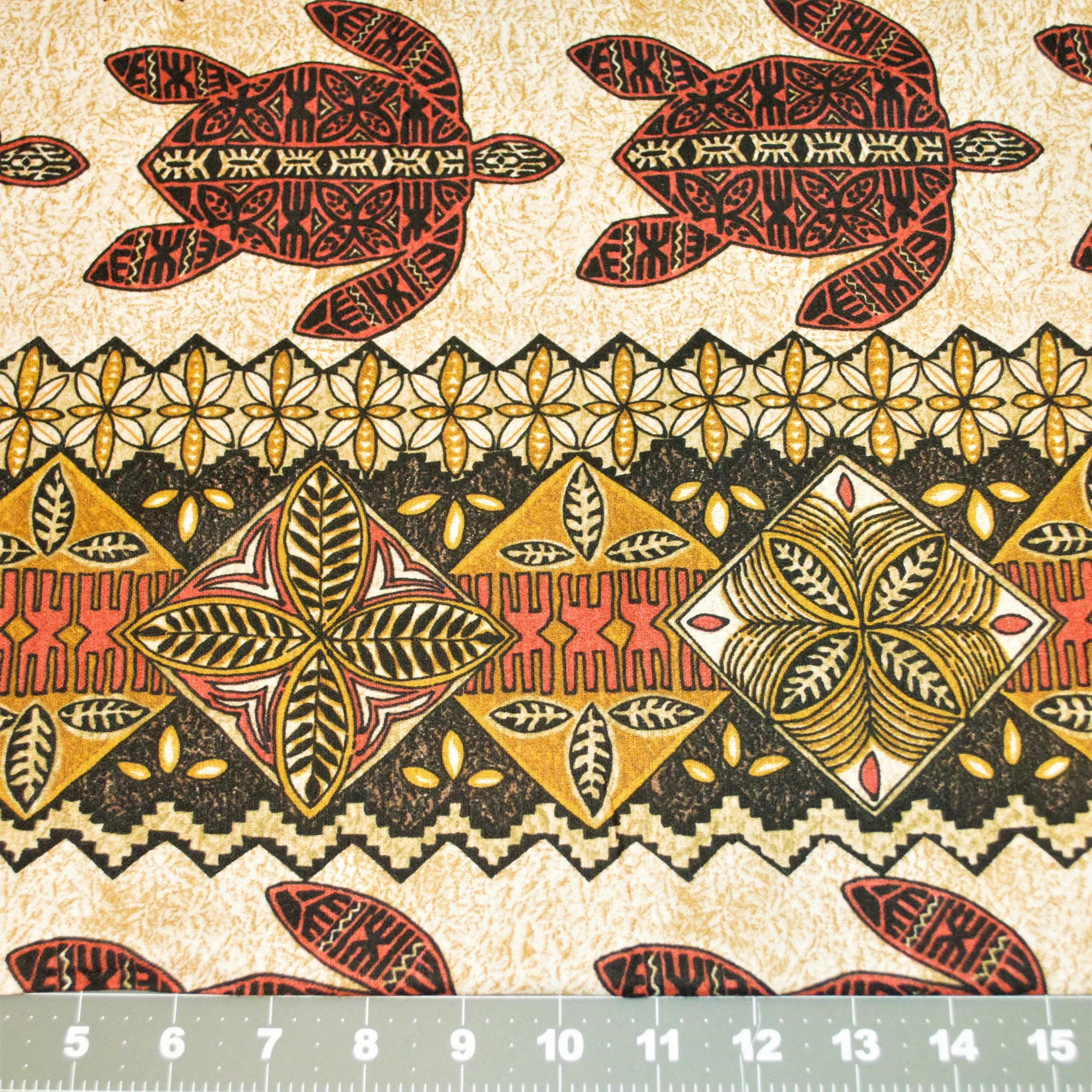 Tapa Honu Brown Coconut Cloth, Barkcloth