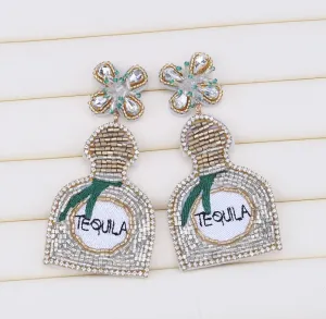 Tequila Beaded Earrings | Erika Williner Designs