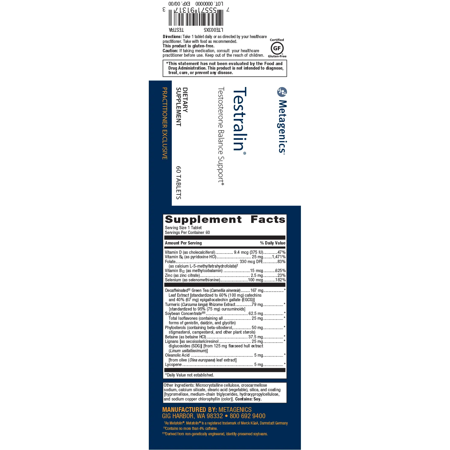 Testralin® <br>Testosterone Balance Support*