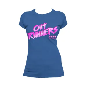 The Four Quarters Logo Outrunners Official Women's T-shirt (Royal Blue)