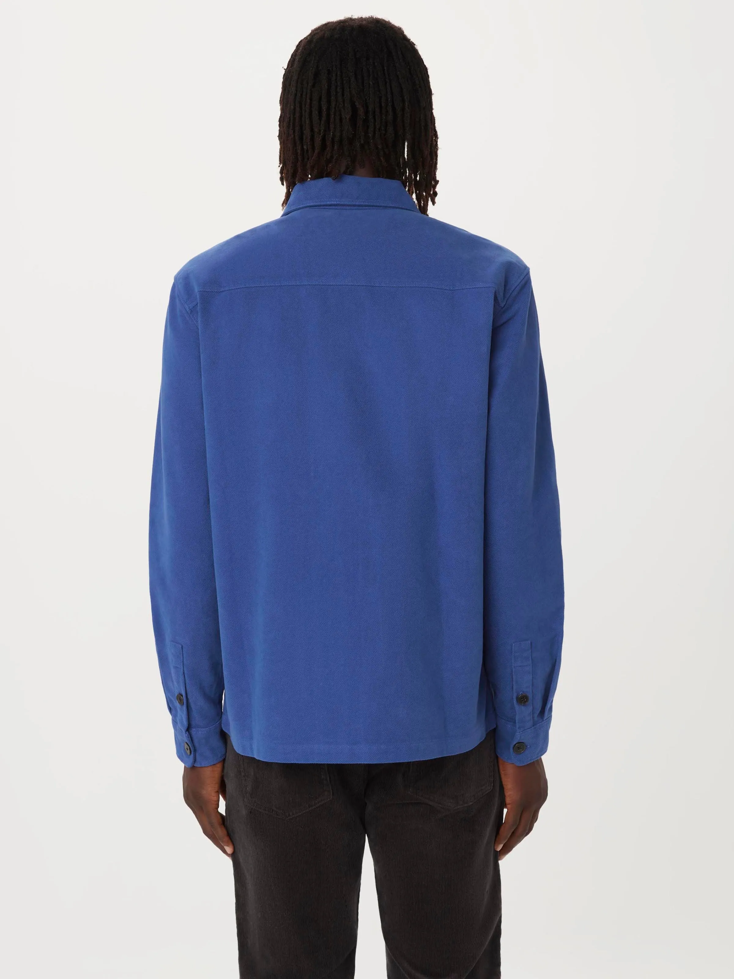 The Moleskin Shirt in Carpenter Blue
