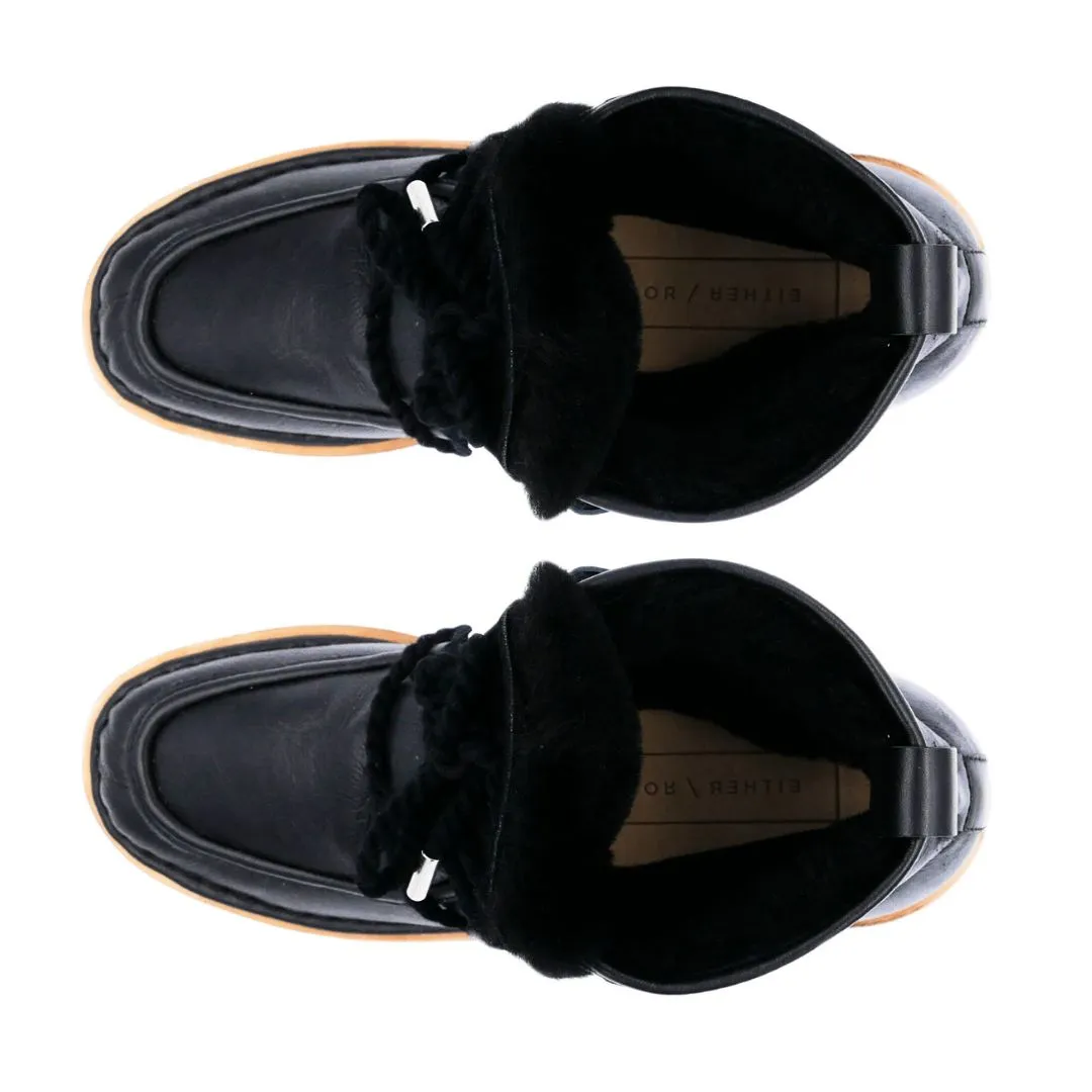 The Shearling Boot [Black]