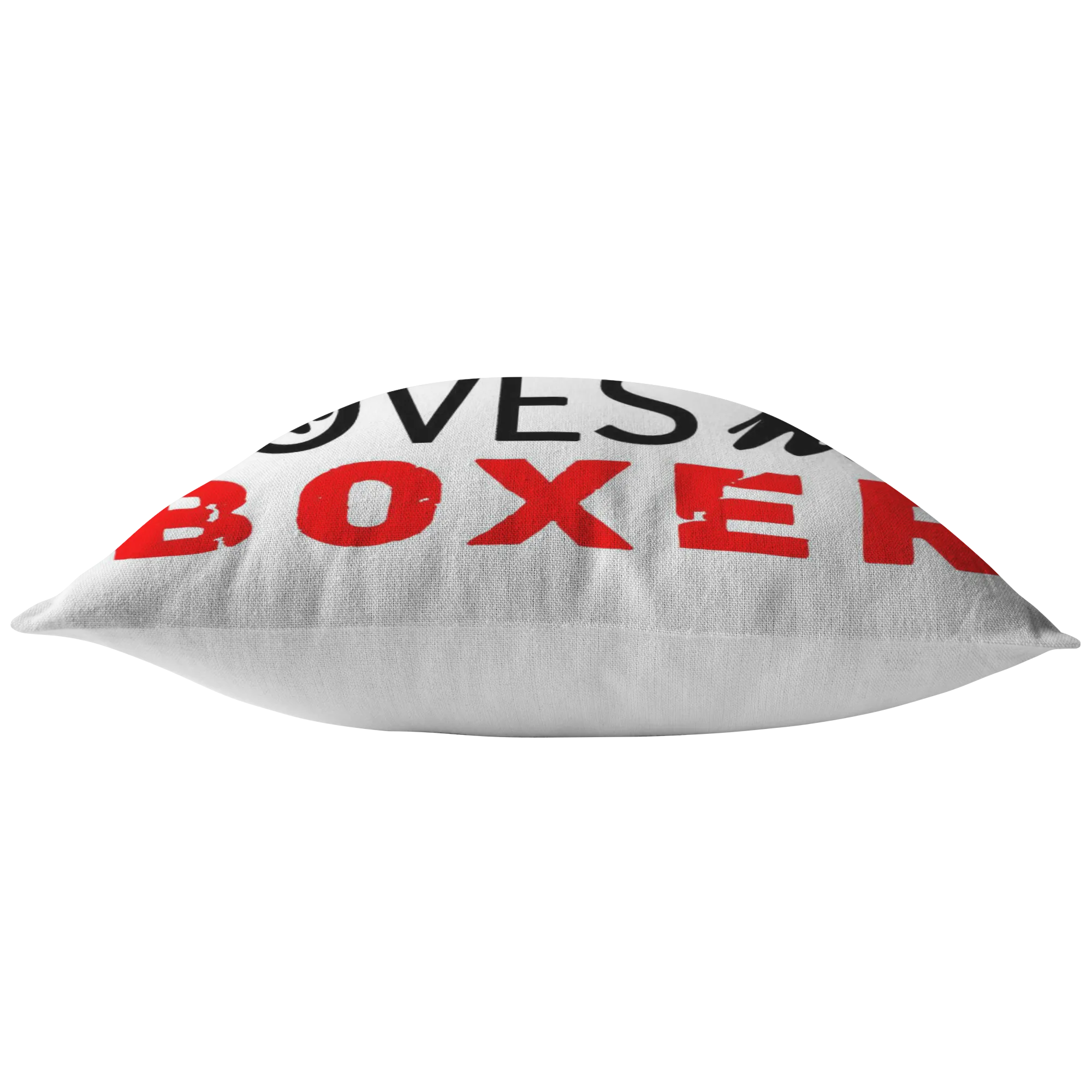 This Girl Loves her BOXER - Pillow