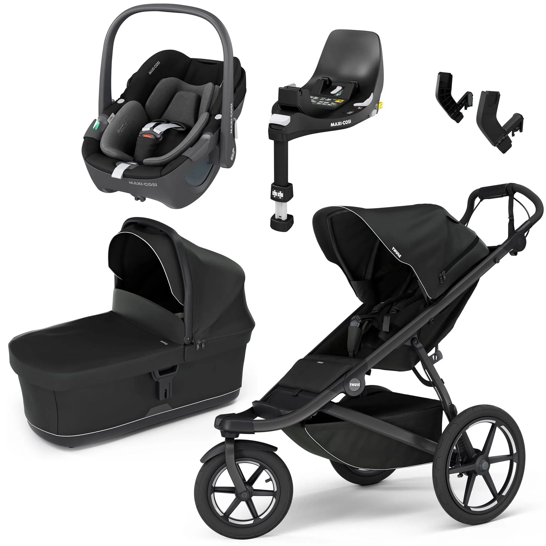 Thule Urban Glide 3 Maxi-Cosi Bundle in Black