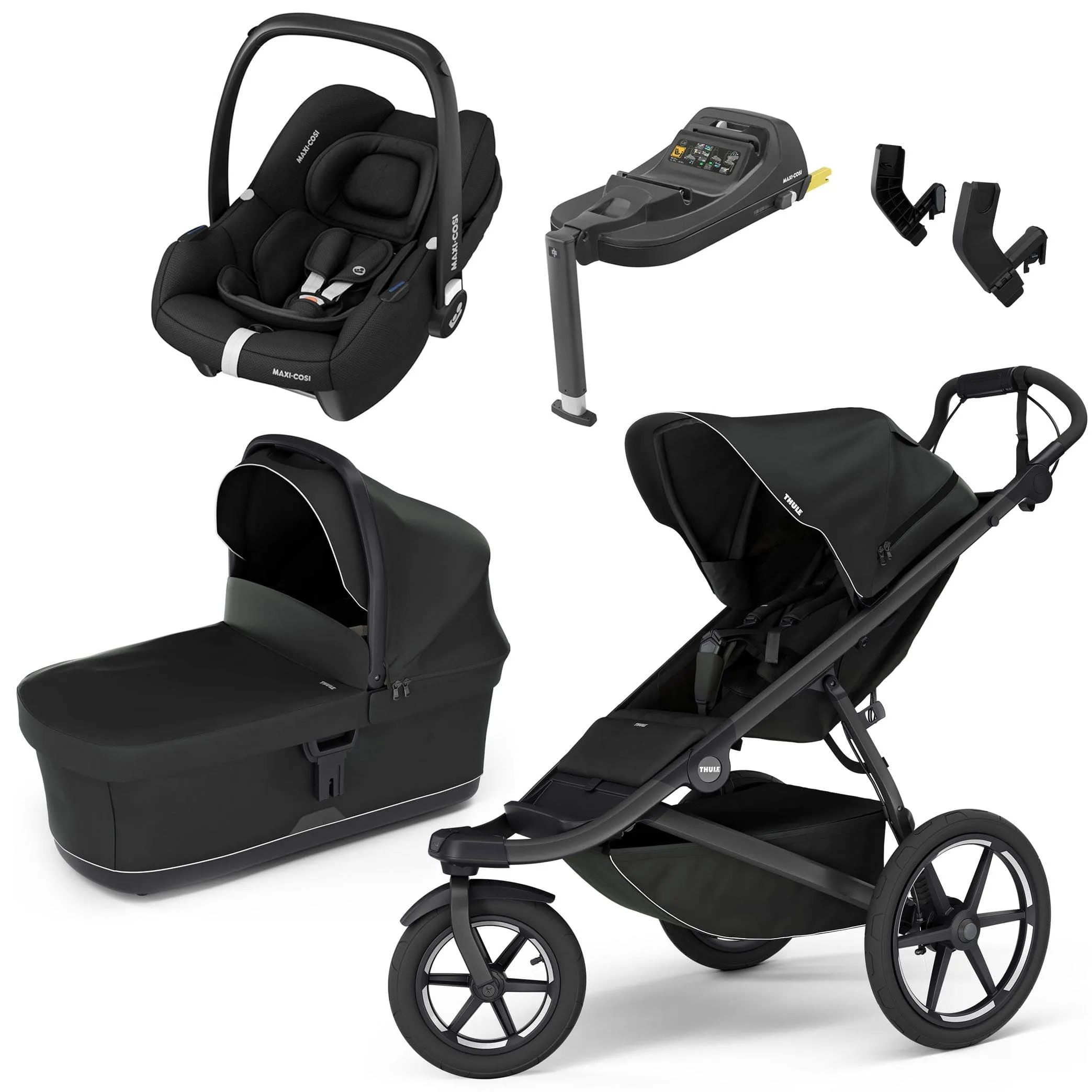 Thule Urban Glide 3 Maxi-Cosi Bundle in Black
