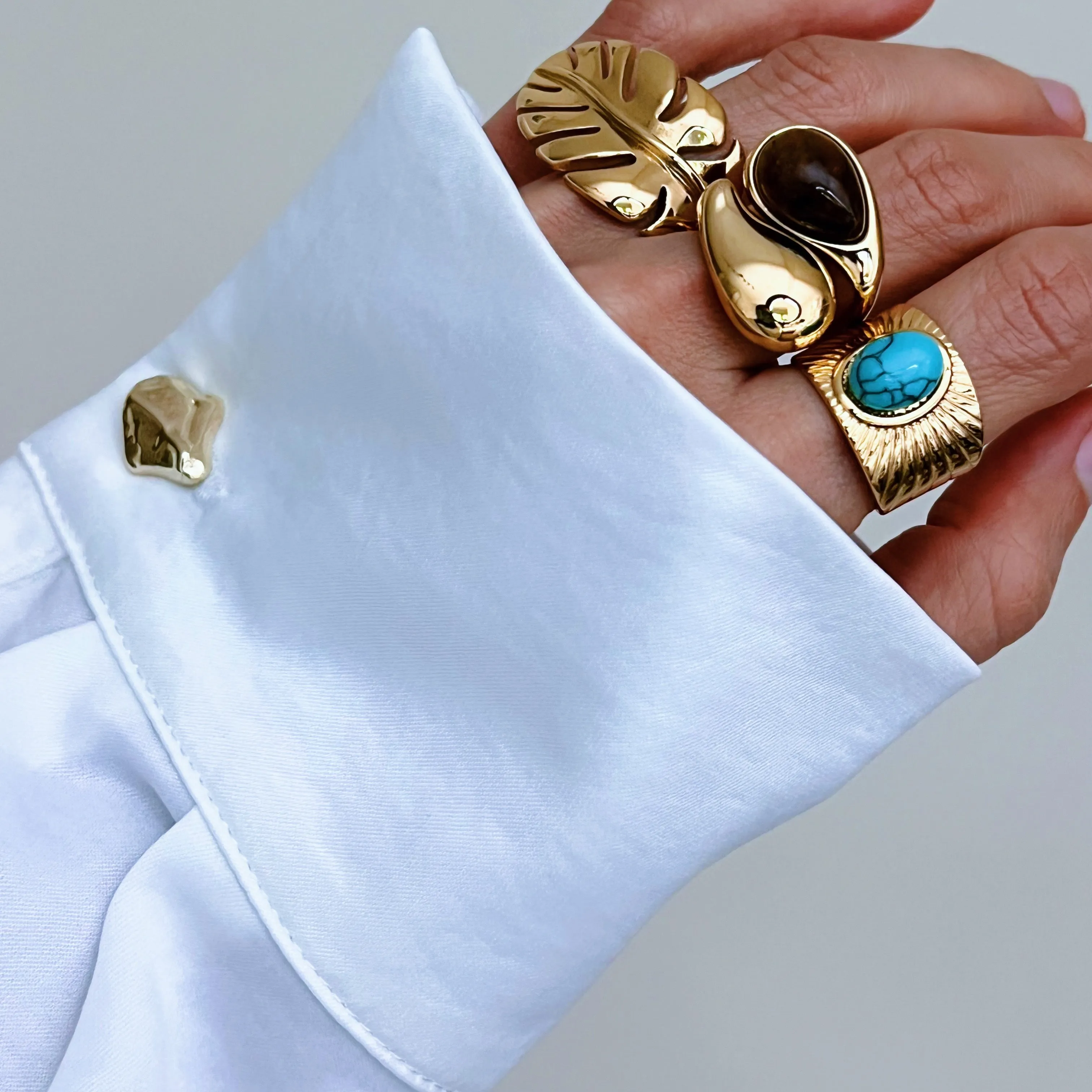 Tiger Eye Statement Ring