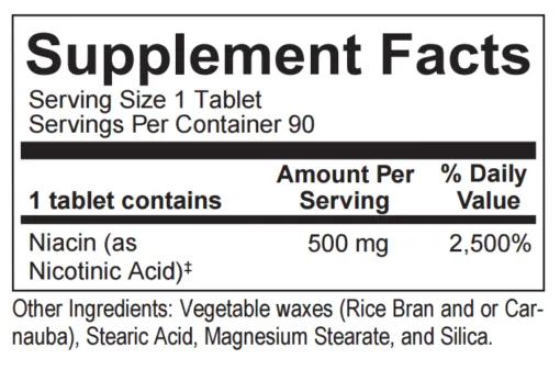 Time Release Niacin