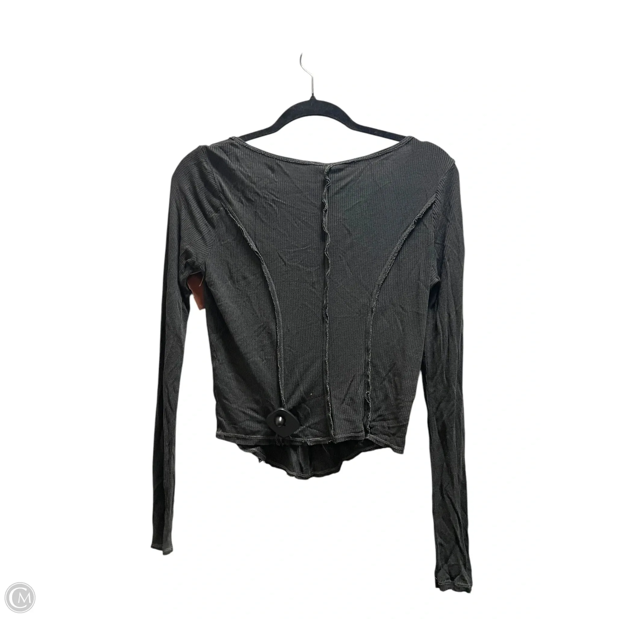 Top Long Sleeve By Urban Outfitters In Grey, Size: M