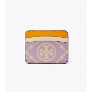 Tory Burch T Monogram Contrast Embossed Card Case – 87184