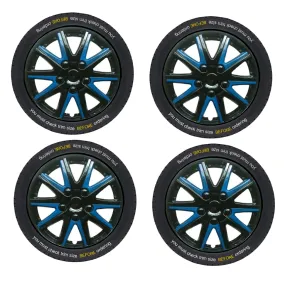 Toyota Urban Cruiser Black Blue Wheel Trims Covers (2007-2016)