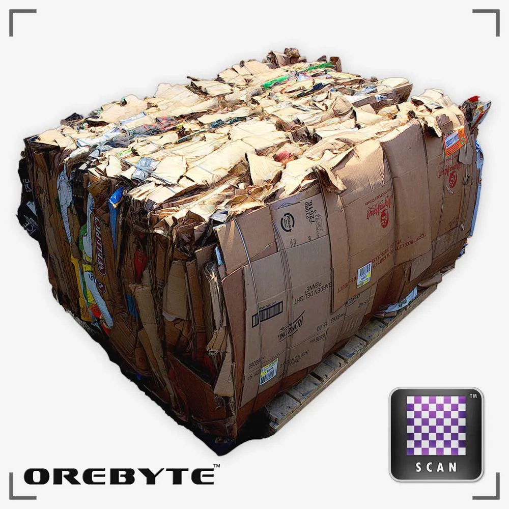 Trash Bale Cardboard 01