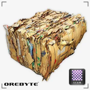 Trash Bale Cardboard 01