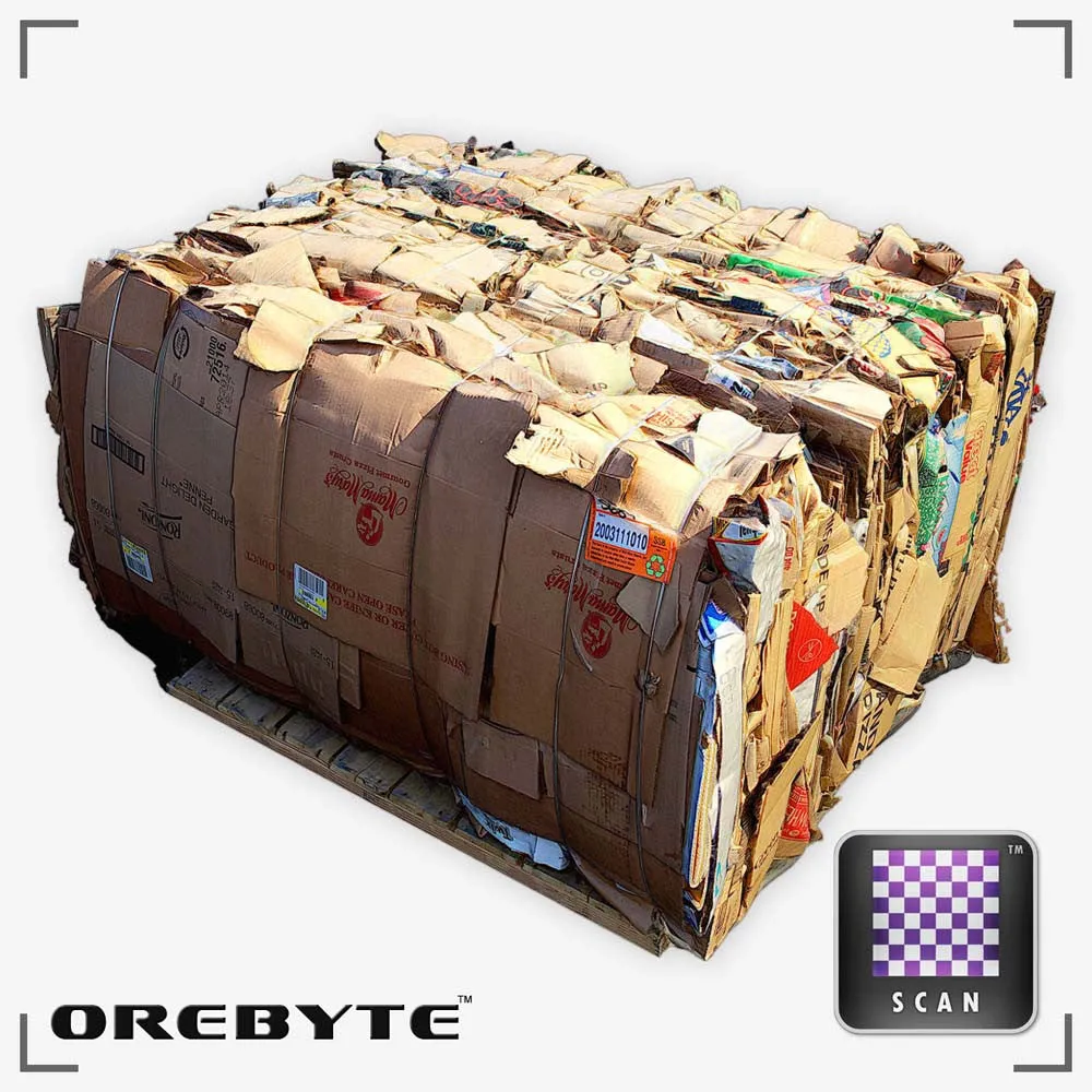 Trash Bale Cardboard 01