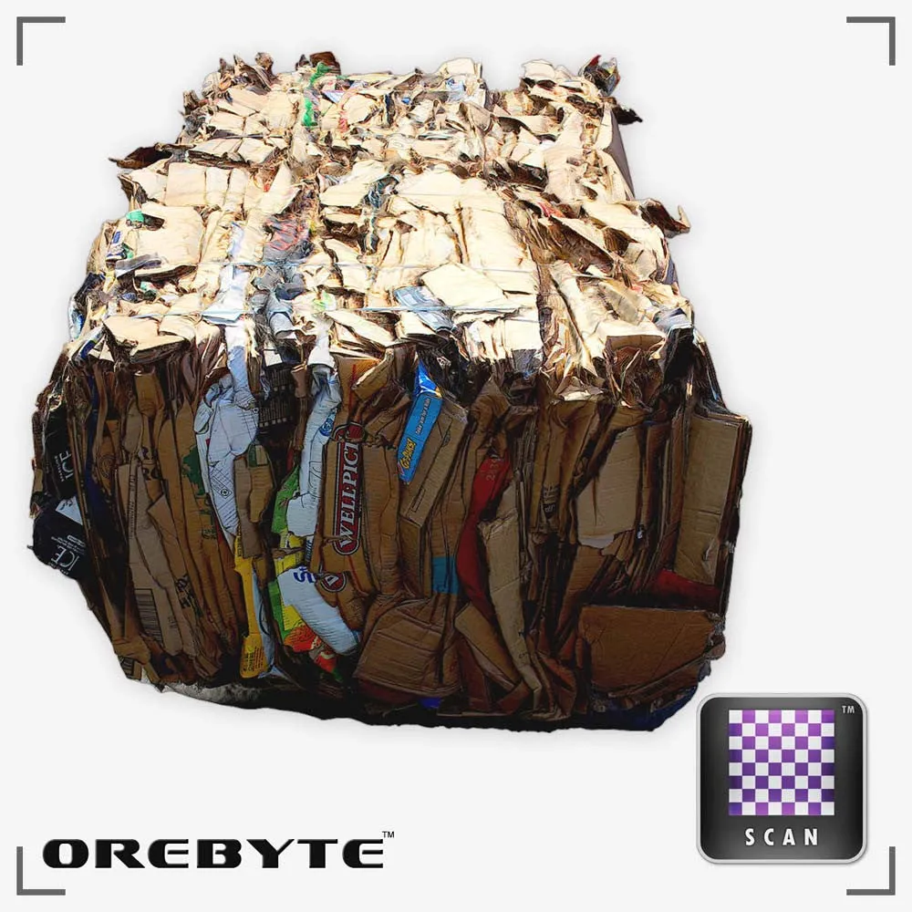Trash Bale Cardboard 01