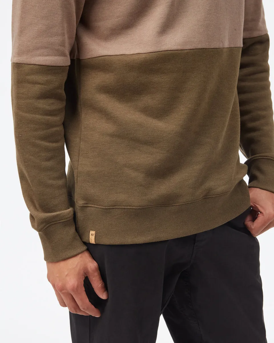 TreeFleece Blocked Classic Crew