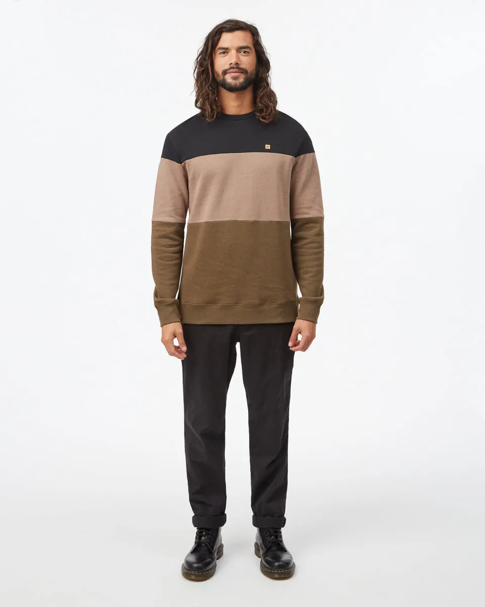 TreeFleece Blocked Classic Crew