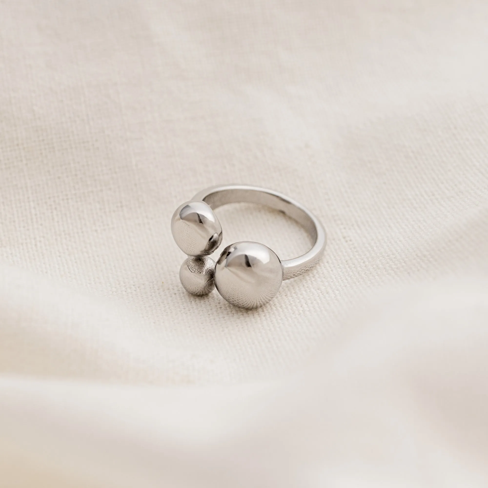 Triple Sphere Ring