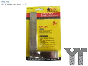 TRY SQUARE HEAVY DUTY 6"