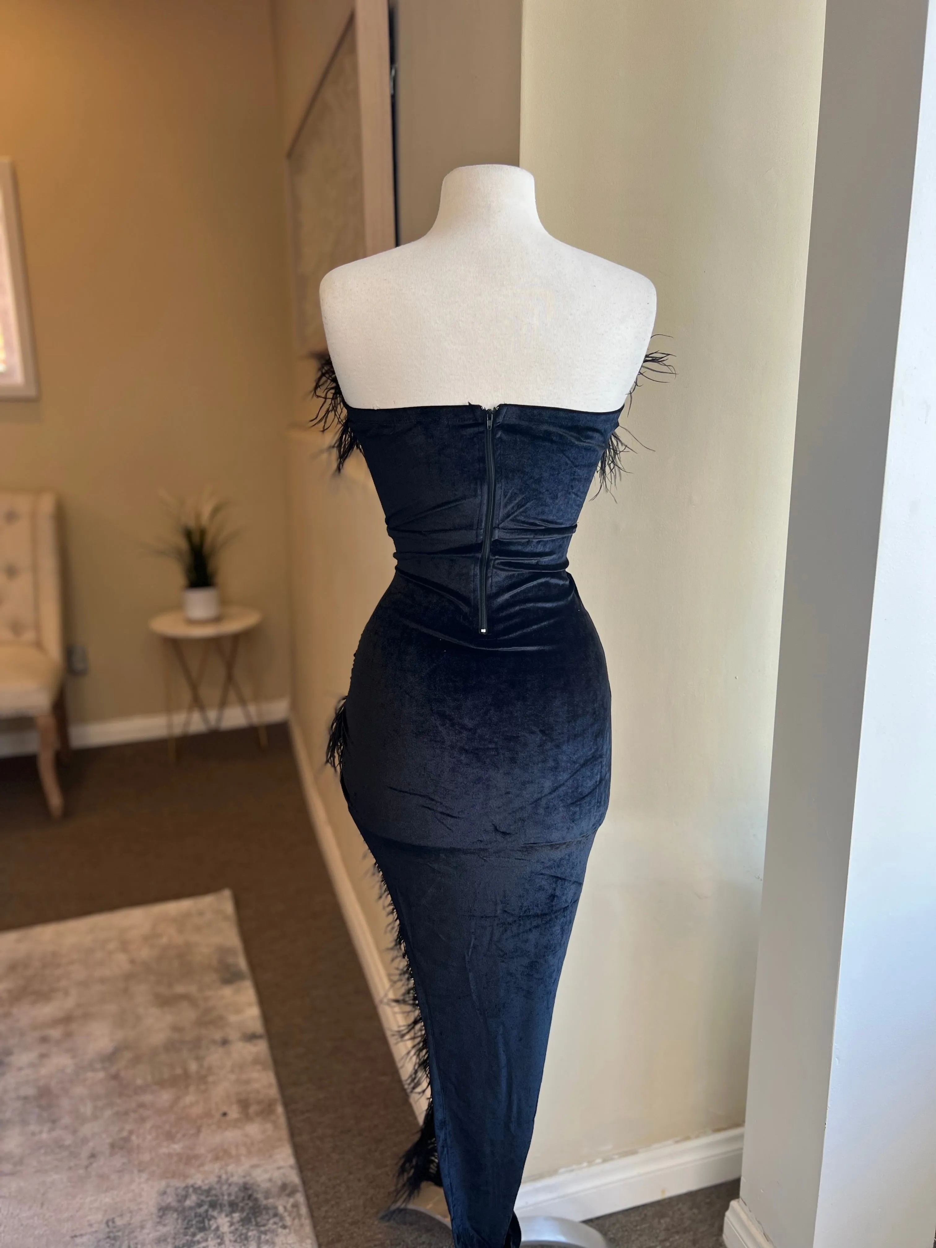 Tube Feather Firm Dress