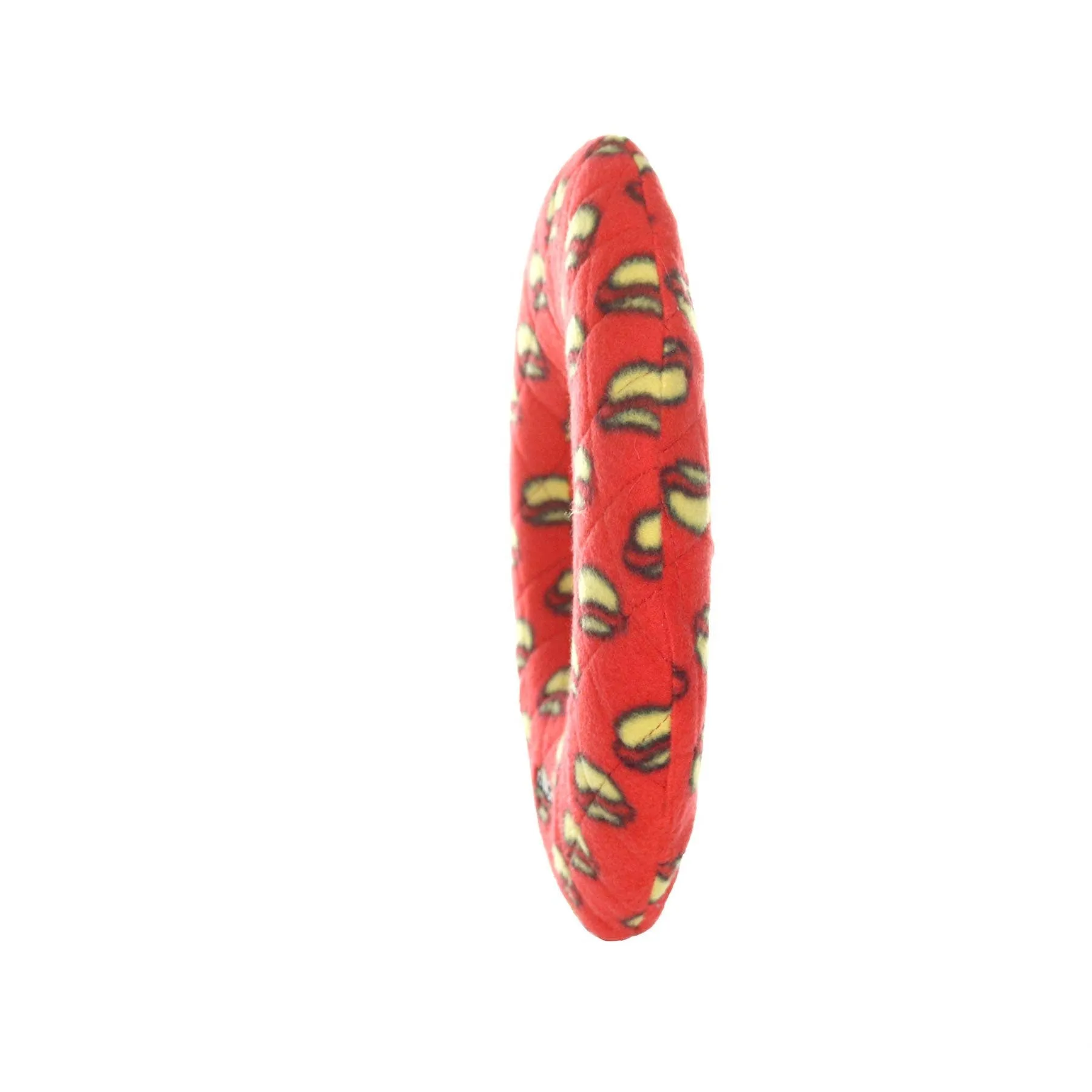 Tuffy Dog Toys - VIP Products - Mighty Ring - Red, Durable, Squeaky Dog Toy, No Stuffing