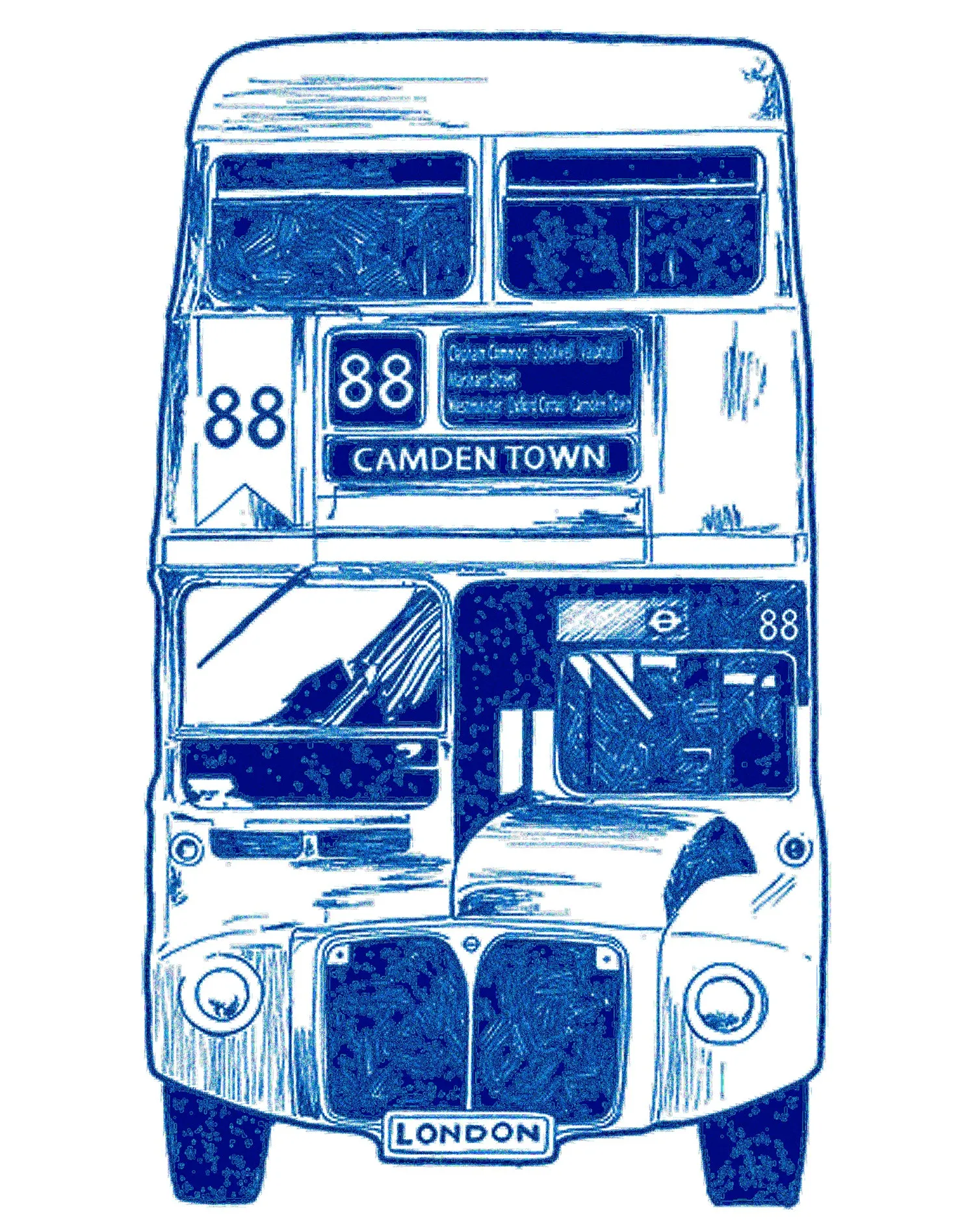 UA London Calling Bus 88 Camden Men's T-shirt (White)