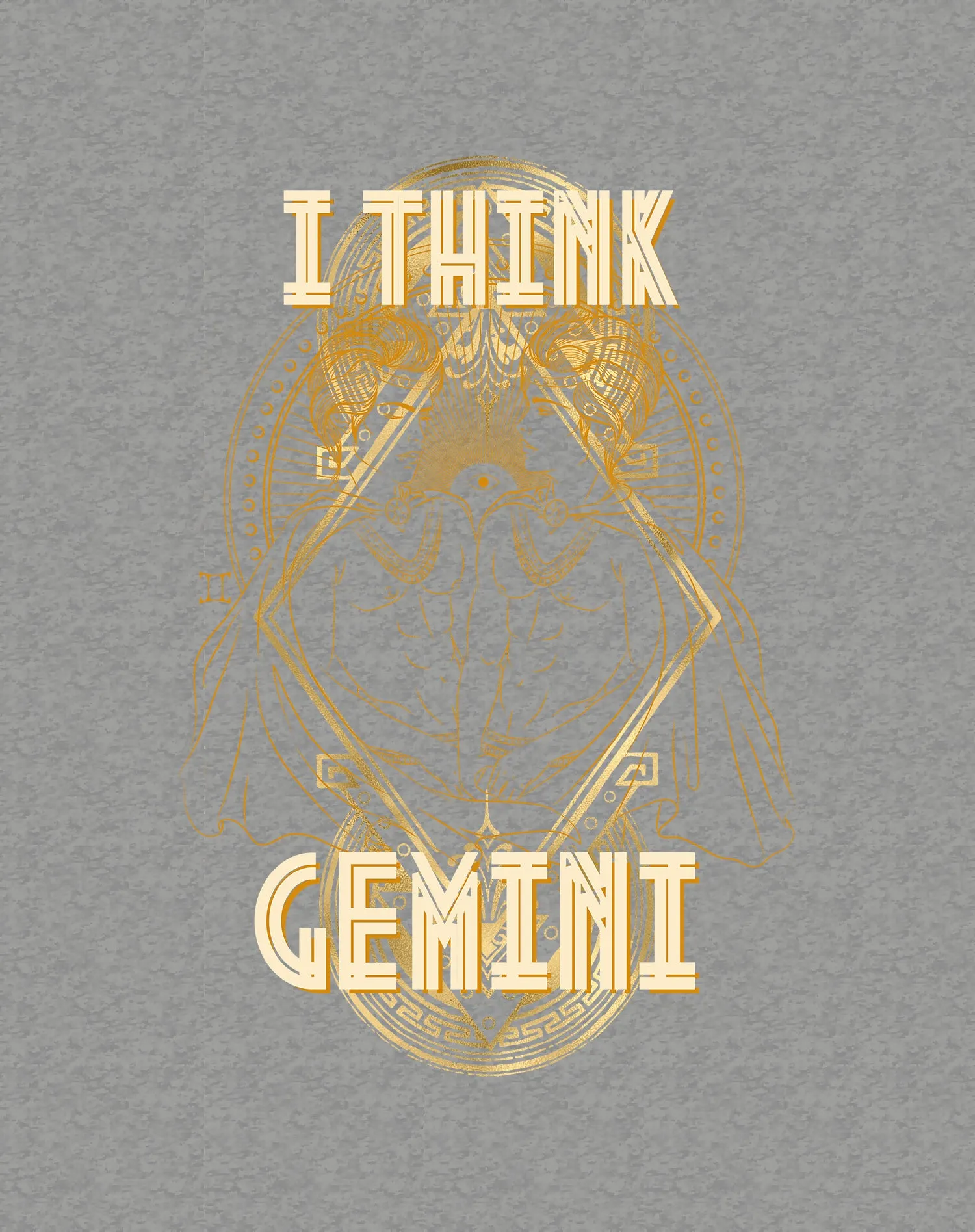 UA Supreme Star Sign Gemini Men's T-shirt (Sports Grey)