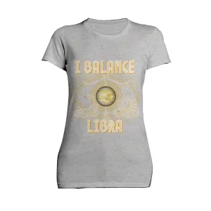 UA Supreme Star Sign Libra Eye Women's T-shirt (Sports Grey)