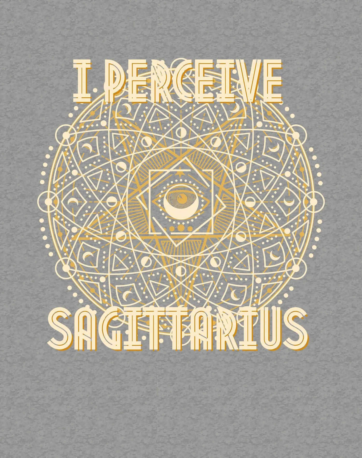 UA Supreme Star Sign Sagittarius Star Women's T-shirt (Sports Grey)