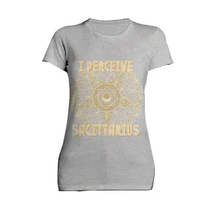 UA Supreme Star Sign Sagittarius Star Women's T-shirt (Sports Grey)