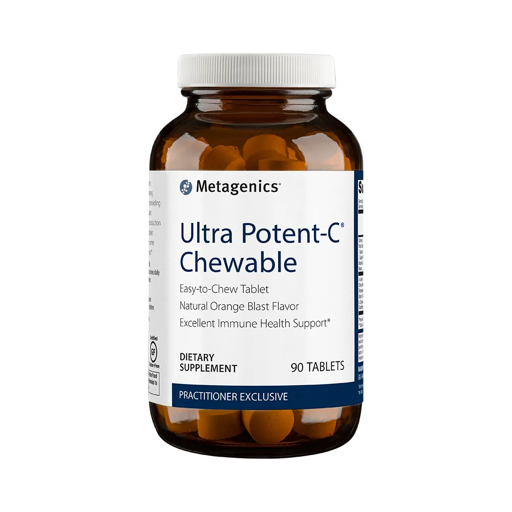 Ultra Potent-C® Chewable <br>Easy-to-Chew Tablet Natural Orange Blast Flavor Excellent Immune Health Support*