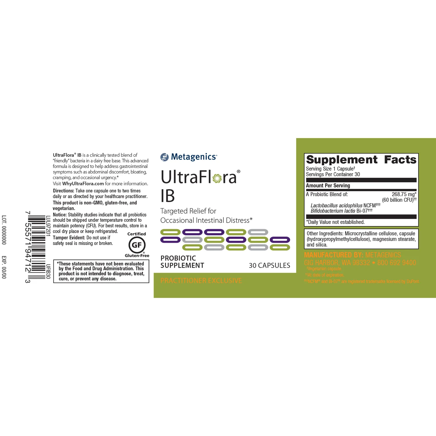 UltraFlora® IB <br>Targeted Relief for Occasional Intestinal Distress*