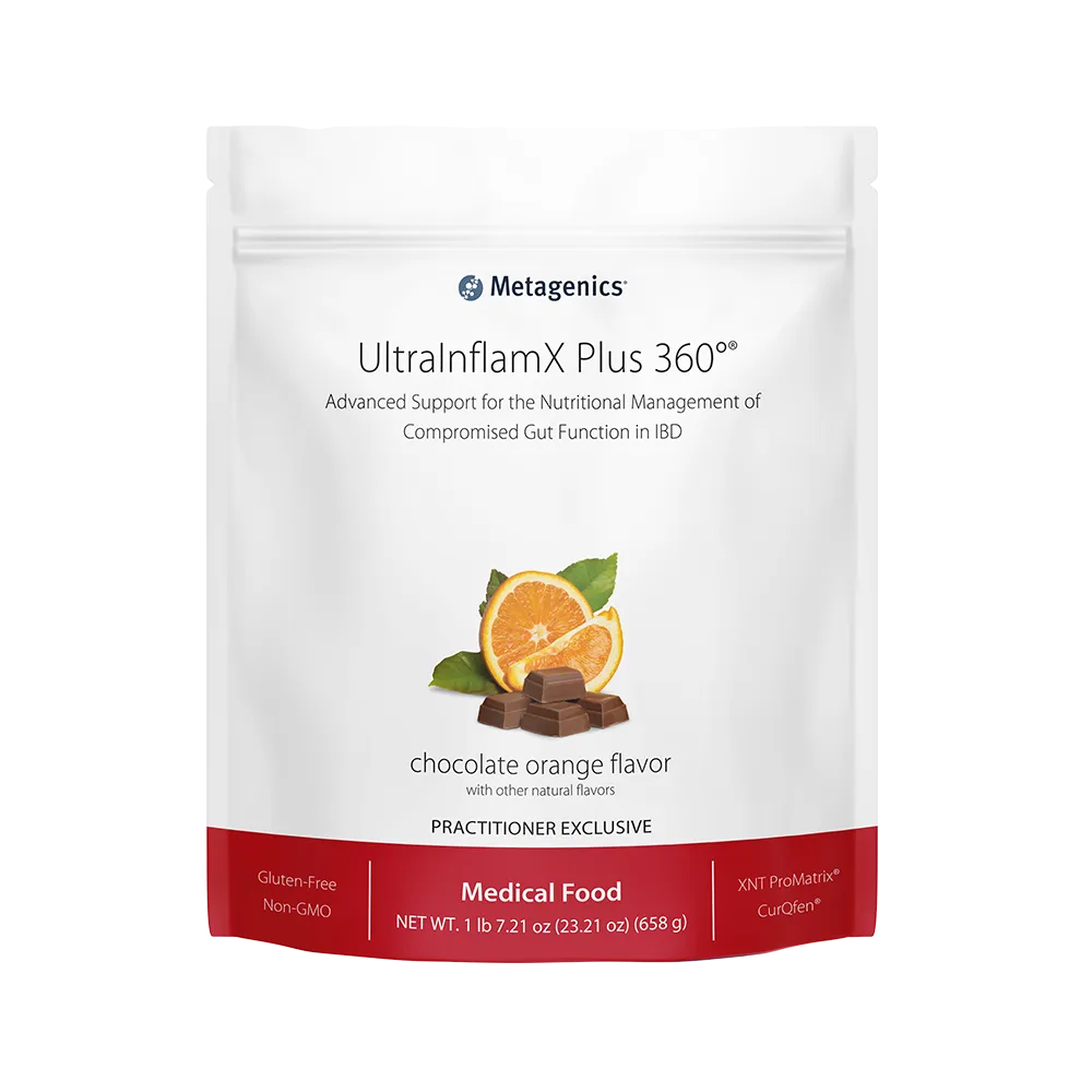 UltraInflamX Plus 360°® <br>Advanced Support for the Nutritional Management of Compromised Gut Function in IBD