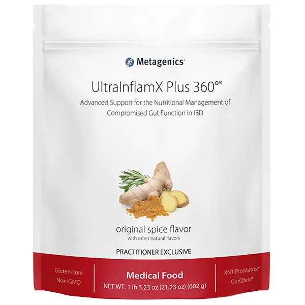 UltraInflamX Plus 360°® <br>Advanced Support for the Nutritional Management of Compromised Gut Function in IBD