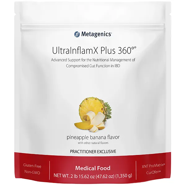 UltraInflamX Plus 360°® <br>Advanced Support for the Nutritional Management of Compromised Gut Function in IBD