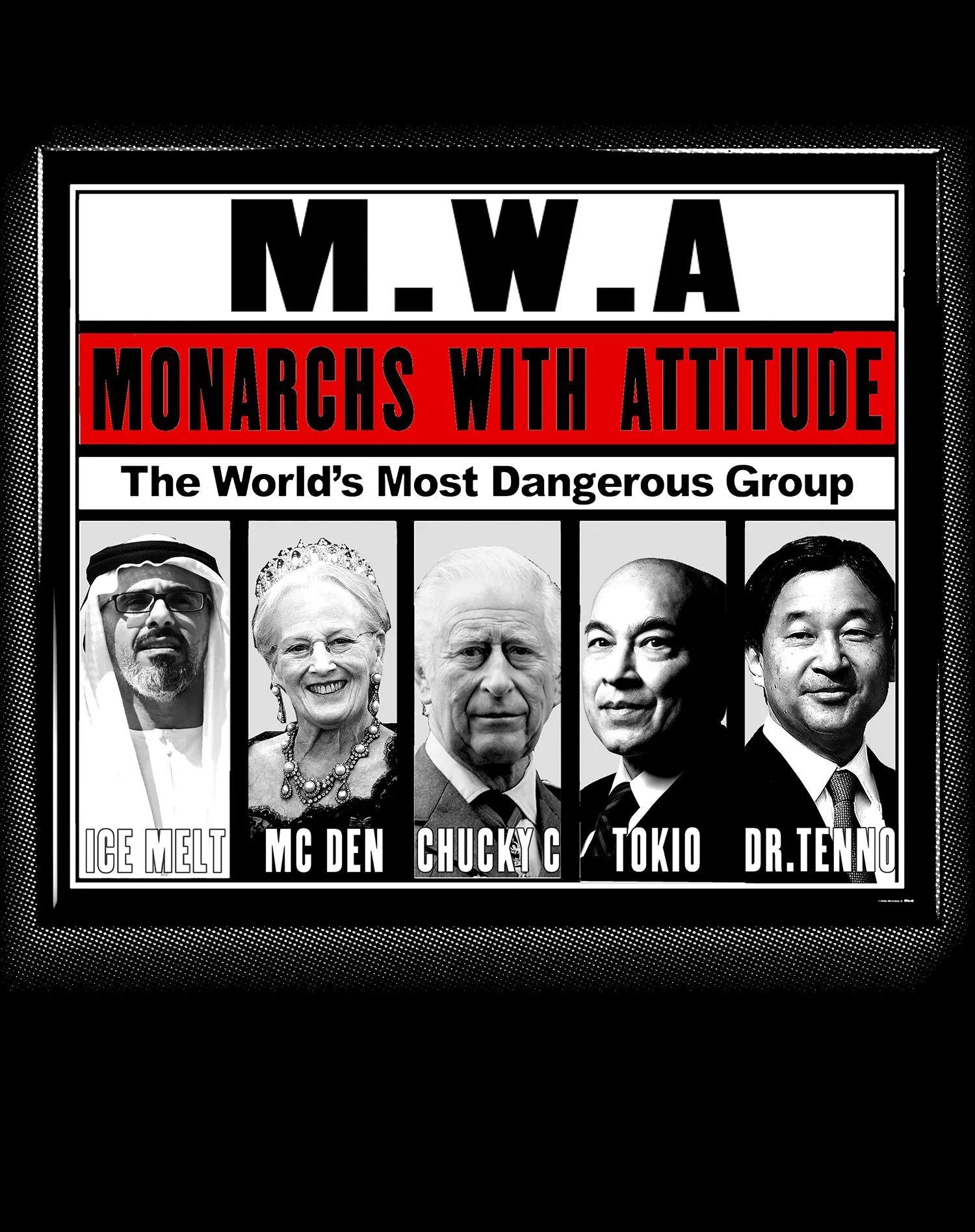 Urban Attitude Kings Coronation 2023 MWA Monarchs with Attitude Men's T-shirt