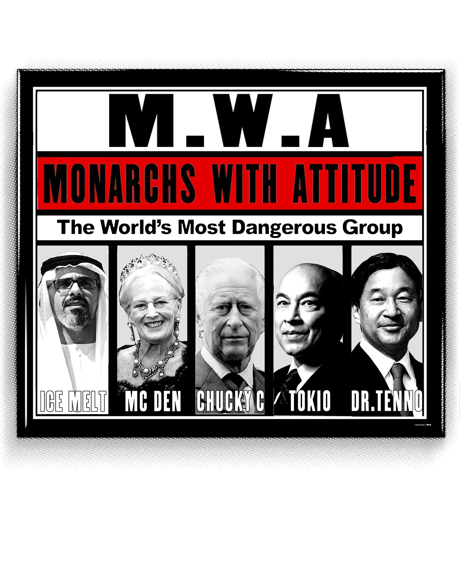 Urban Attitude Kings Coronation 2023 MWA Monarchs with Attitude Men's T-shirt