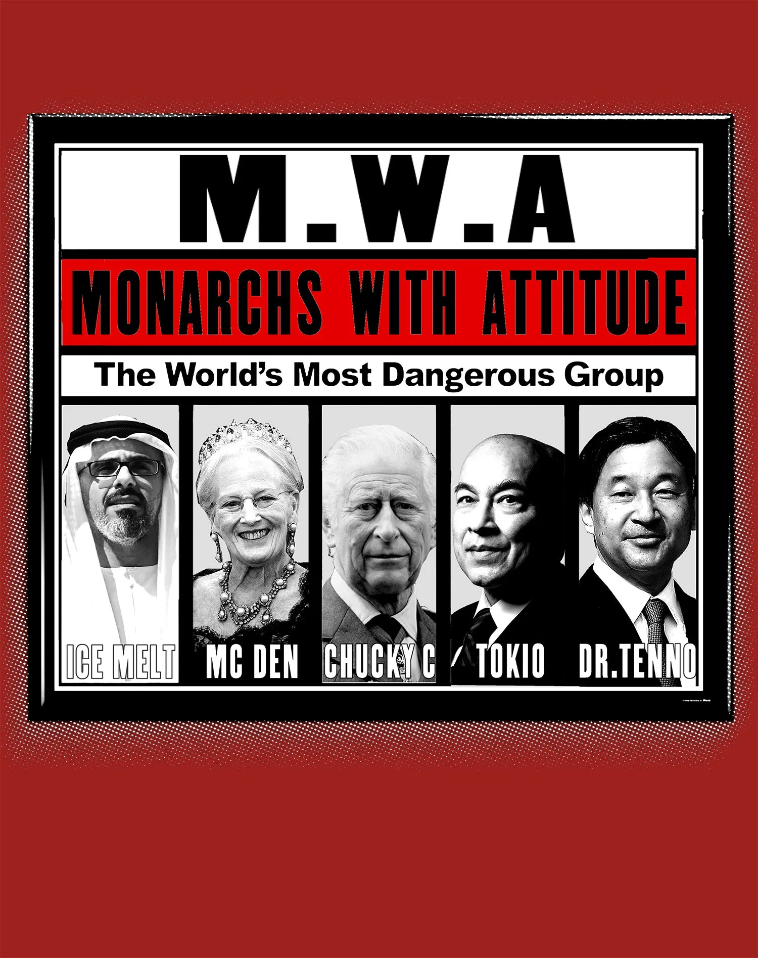 Urban Attitude Kings Coronation 2023 MWA Monarchs with Attitude Men's T-shirt