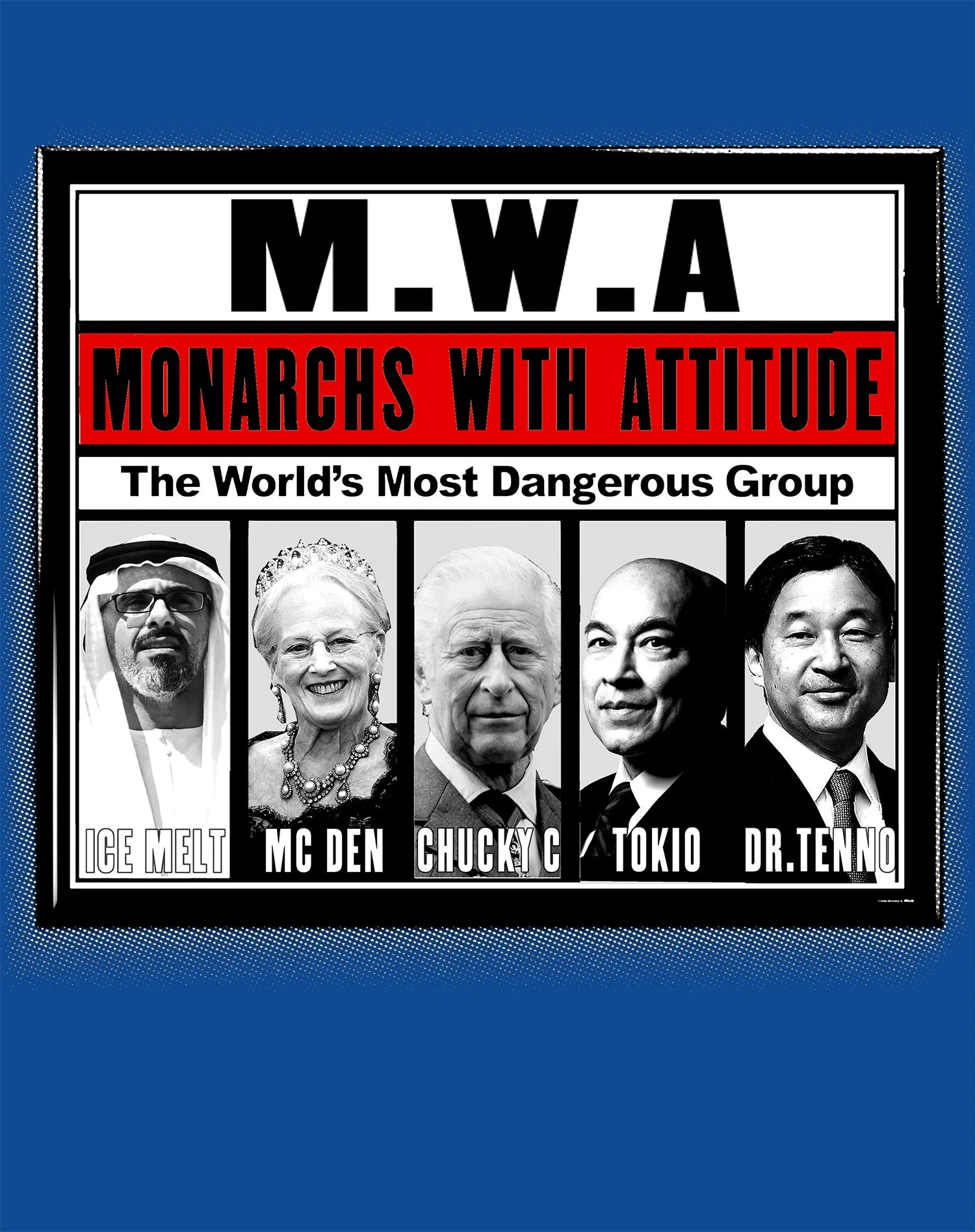 Urban Attitude Kings Coronation 2023 MWA Monarchs with Attitude Men's T-shirt